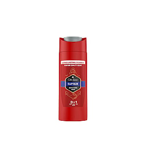 Old Spice Gel de ducha 3 en 1 Captain, 90 ml