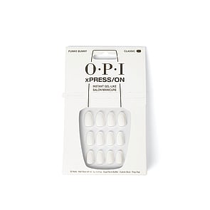 OPI xPress/On أظافر لاصقة فورية بلمسة جيلية بدرجات أيقونية Classic Short Funny Bunny x30