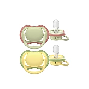 Philips Avent Ultra Air Pacifier 18m+ Green/Yellow x2