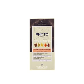 Phytocolor Permanent Color Hair Dye Shade 4 Brown