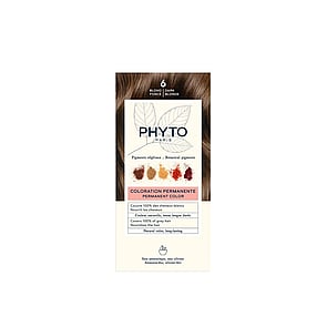 Phytocolor Permanent Color Hair Dye Shade 6 Dark Blonde