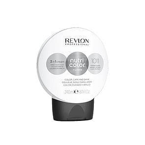 Revlon Professional Nutri Color Filters Crema Colorante Para El Cabello 3 En 1 1011 Intense Silver 240ml
