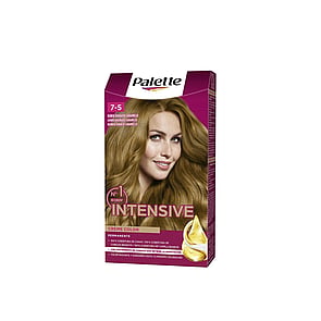 Schwarzkopf Palette Intensieve Crème Kleuring Permanente Haarverf 7.5 Caramel Golden Blonde