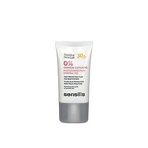 Sensilis 0% Filtros UV Químicos Fotocorrección [Mineral 30] Fluido Alta Protección SPF30 40ml
