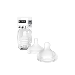 Suavinex Tétine Physiologique en Silicone Anti-Coliques SX Pro Débit XL +6m x2