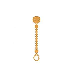 Suavinex Selection Silicone Soother Clip +0m Mustard