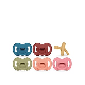 Suavinex Smoothie Physiological Pacifier All Silicone Intense Color 0-6m x1