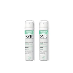 SVR Spirial Desodorante Antitranspirante en Spray 75ml x2