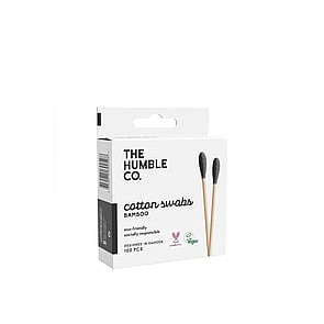 The Humble Co. Cotton Swabs Bamboo Black x100