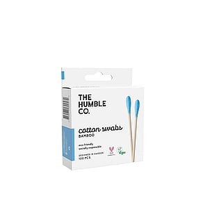 The Humble Co. Cotton Fioc Bambù Blu x100