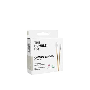 The Humble Co. أعواد قطنية من الخيزران بيضاء ×100