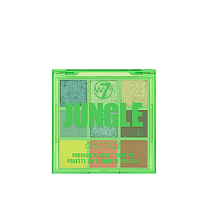 W7 Makeup Jungle Color Crocodile Pressed Pigment Palette 8.1g (0.28 oz)