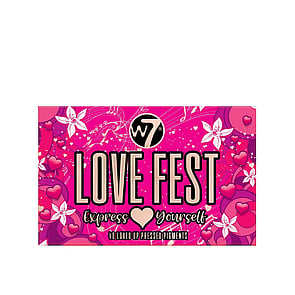 W7 Makeup Love Fest Pressed Pigment Palette (1.26oz)