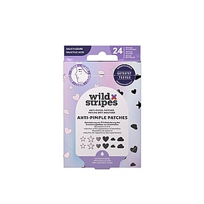 ملصقات ضد البثور Wild Stripes الشفافة اللامعة Holo Clear × 24
