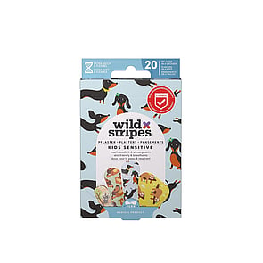 Wild Stripes Kids Sensitive Plasters Animal Fun x20