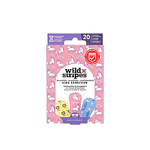 Wild Stripes ضمادات للأطفال حساسة فانتازيا x20