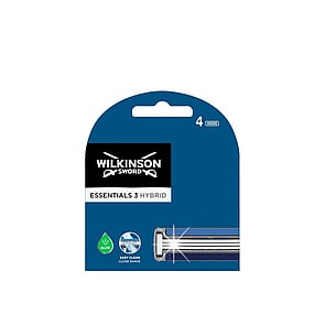Wilkinson Sword Essential 3 Hübriidsete Vahetatavate Habemenugade Terad x4