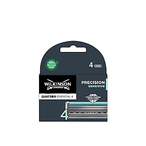 Wilkinson Sword Quattro Essential 4 Precision Sensitive Vahetusterad x4