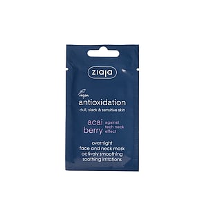 Ziaja Acai Berry Antioxidation Overnight Face and Neck Mask 7ml