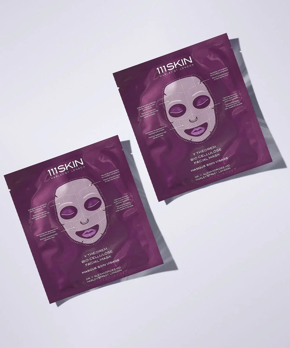 111SKIN Y Theorem قناع الوجه من السليلوز الحيوي علبة 5x23ml