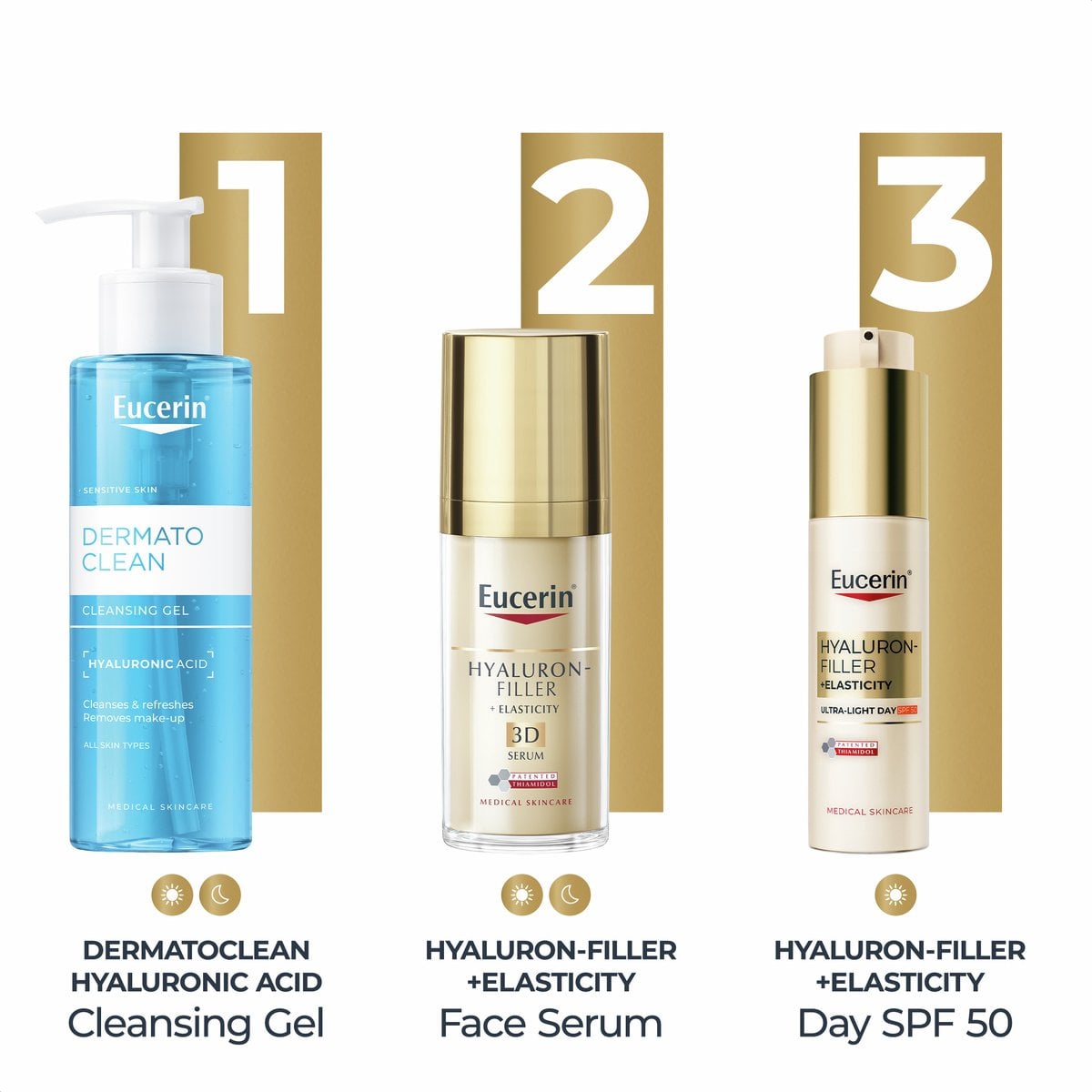 Eucerin Hyaluron-Filler + Elasticity Ultra-Lagana Dnevna Krema Protiv Starenja SPF50 50ml