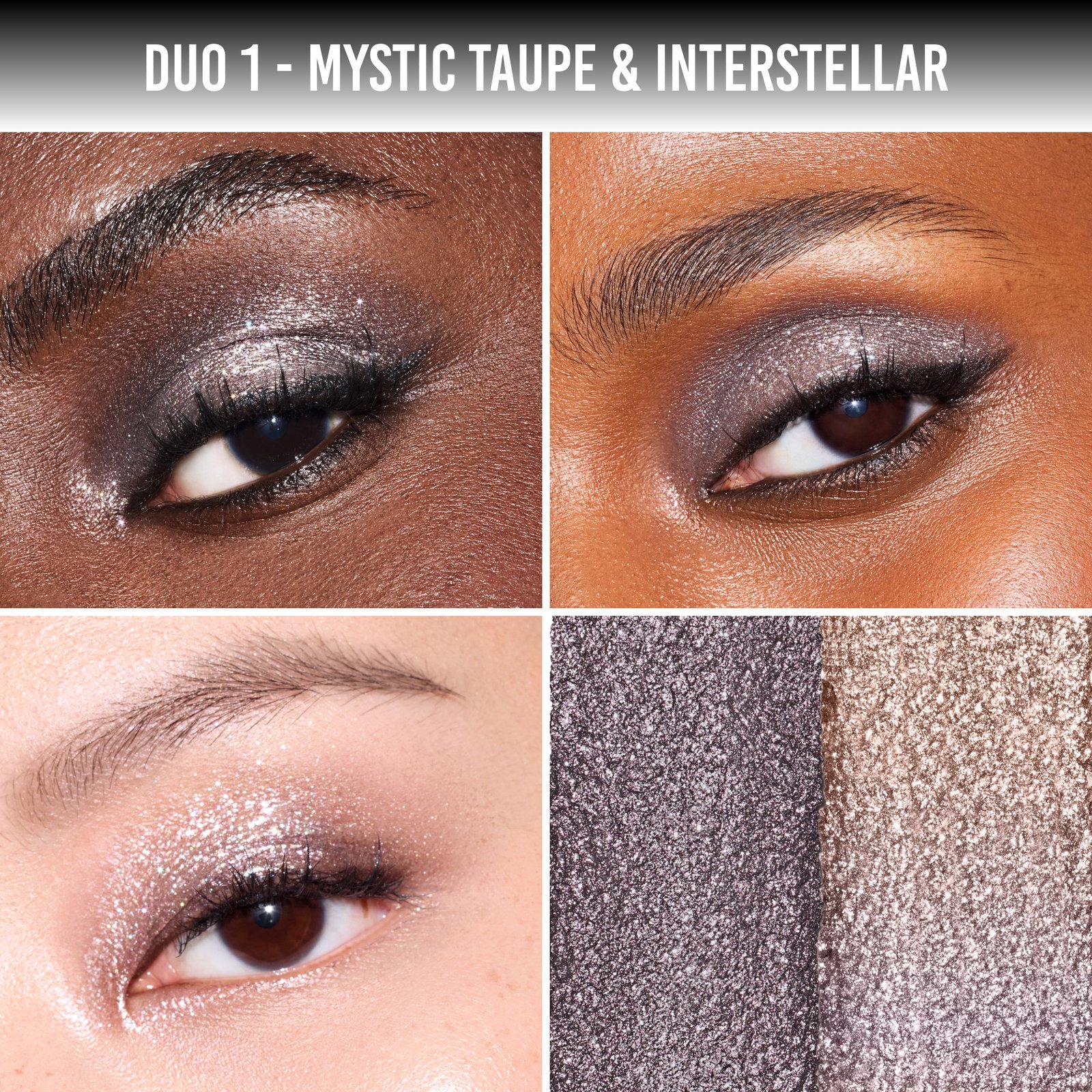 Danessa Myricks Beauty Colorfix Stix Multi-Use Pigment Stick Duo 1 Interstellar/Mystic Taupe (0.106oz x2)
