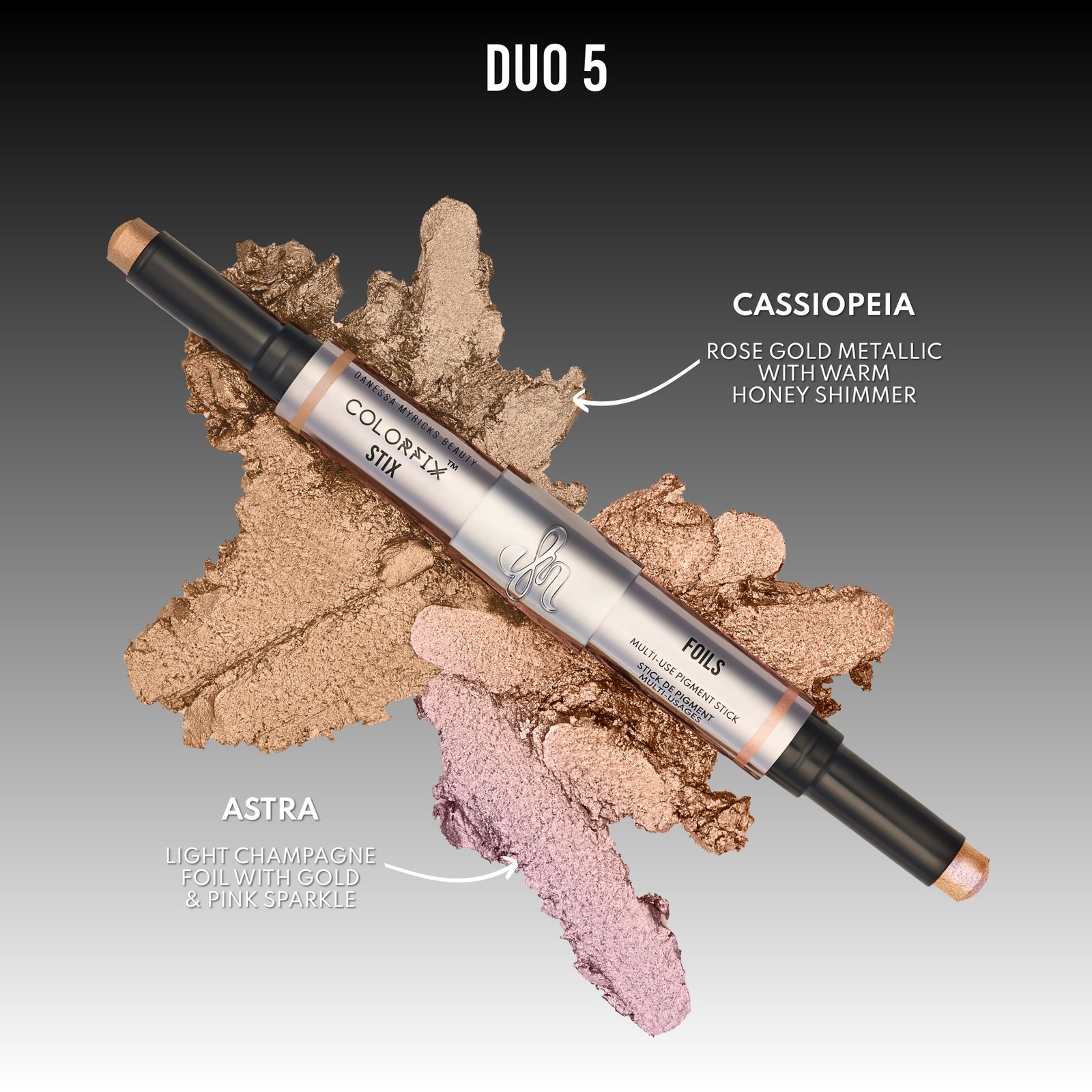 Danessa Myricks Beauty Colorfix Stix Dúo de Barras de Pigmento Multiuso 5 Astra/Cassiopeia