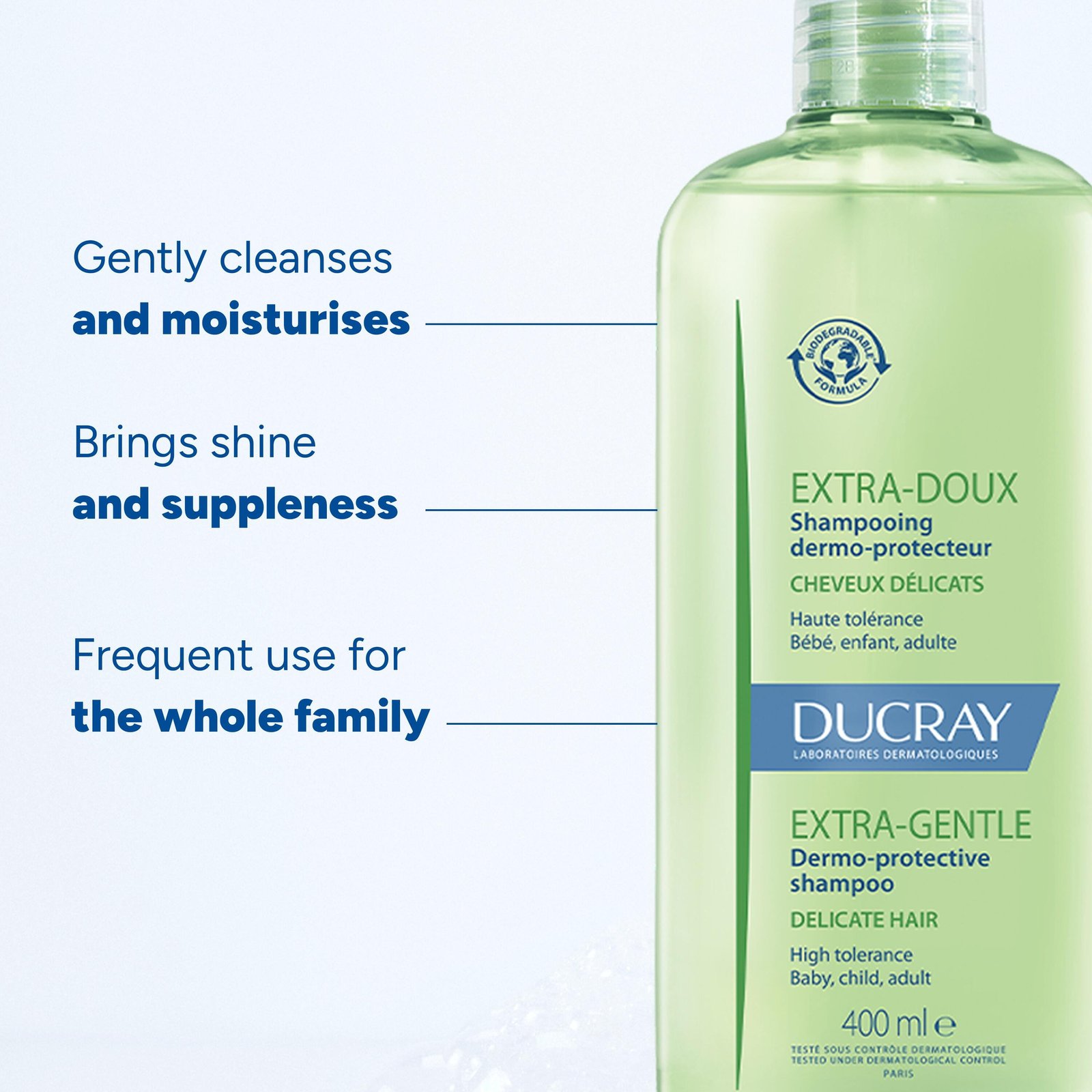 Ducray Extra-Doux Dermo-Protective Shampoo 400ml