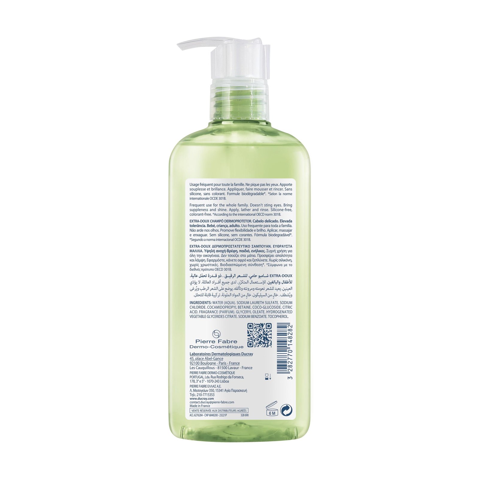 Ducray Extra-Doux Dermo-Protective Shampoo 400ml