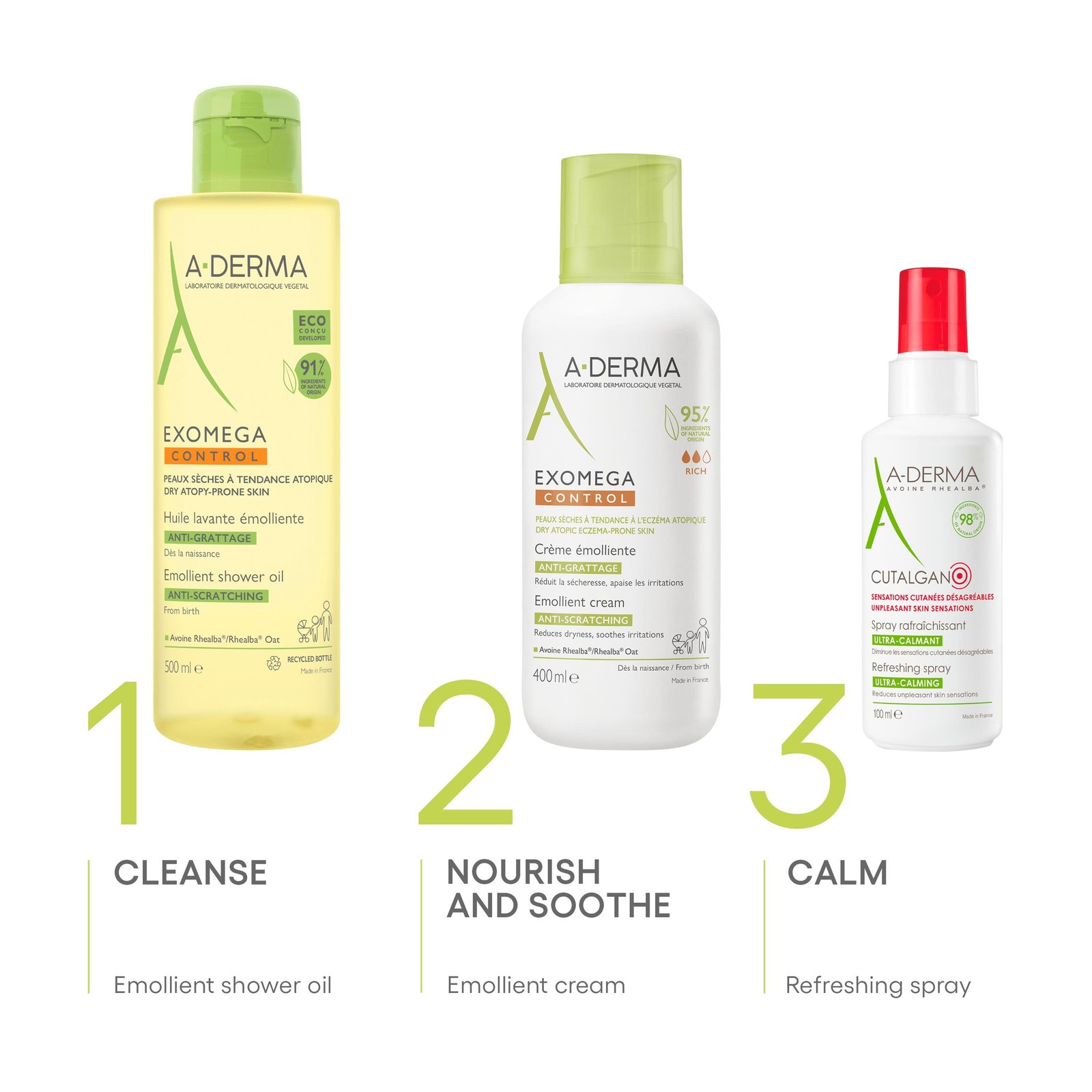 A-Derma Exomega Control Crema Emoliente 400ml