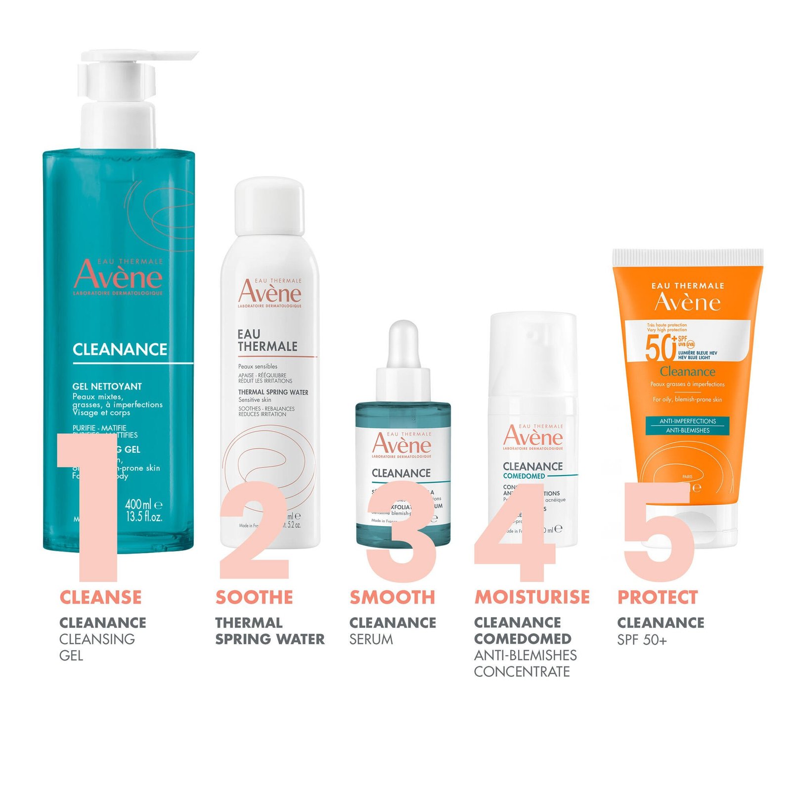 Avène Cleanance Cleansing Gel Acne 400ml (13.53floz)