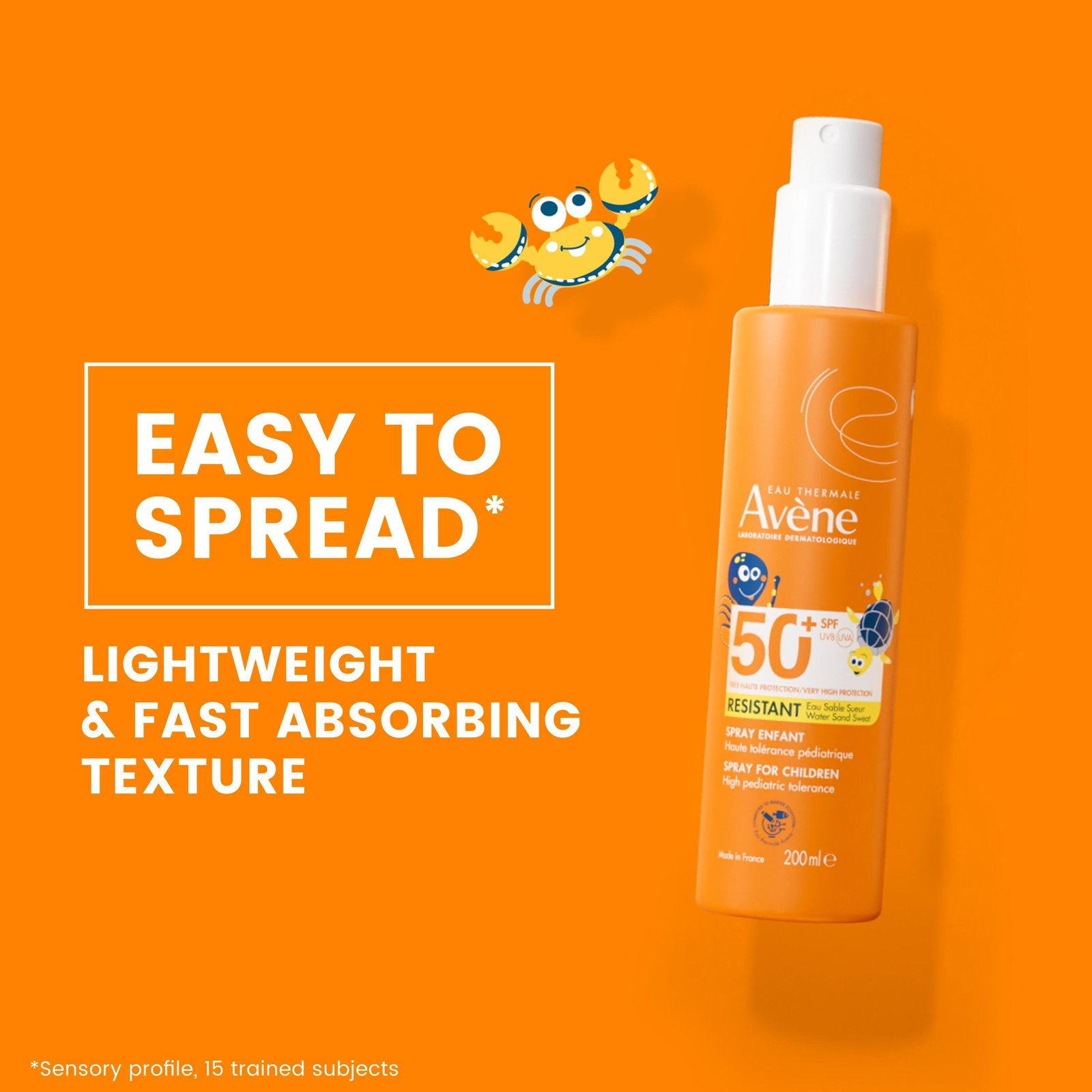 Avène Sun بخاخ واقٍ من الشمس عالي الحماية جدًا ومقاوم للأطفال SPF50+ 200ml