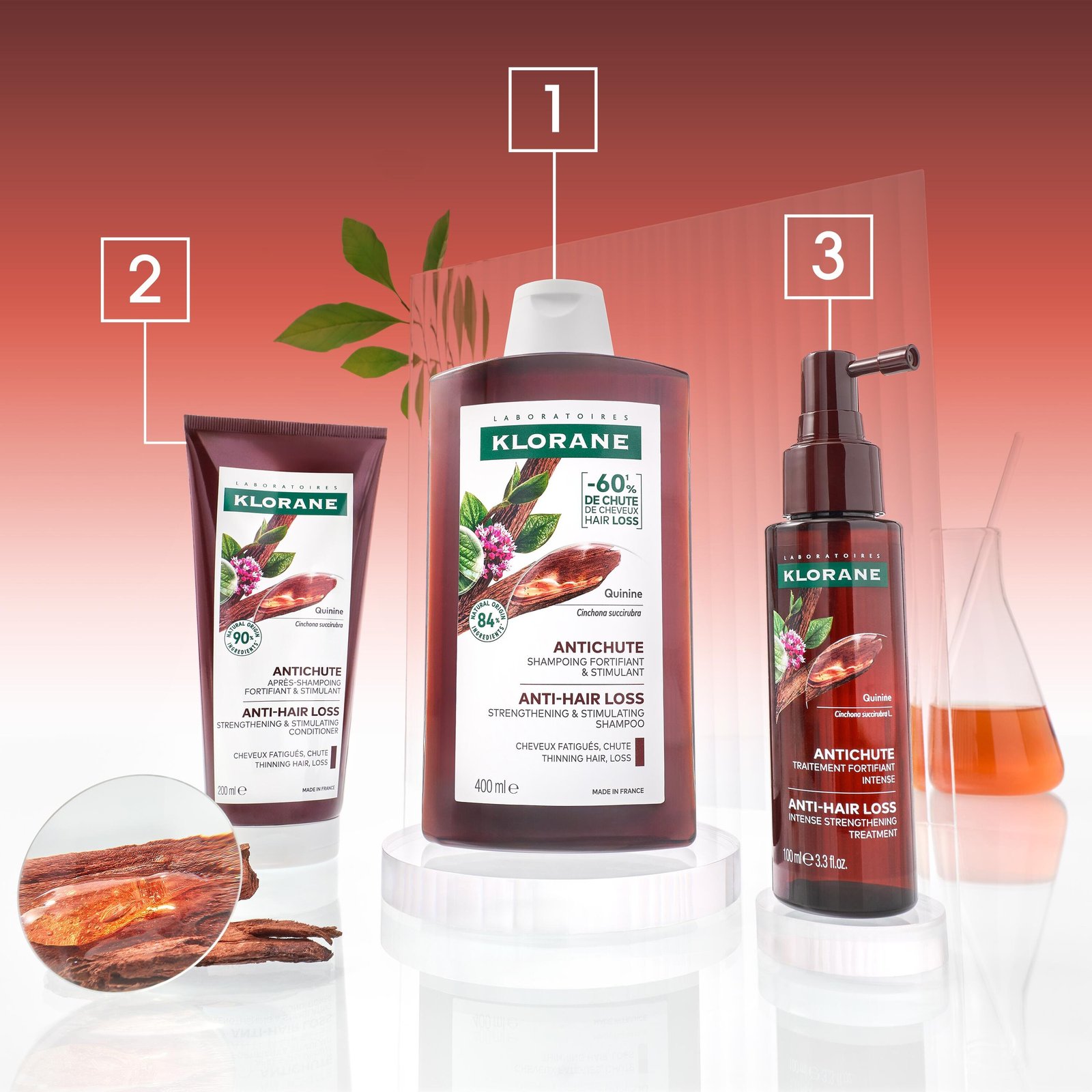 Klorane Anti-Hair Loss Intense Strengthening Treatment 100ml