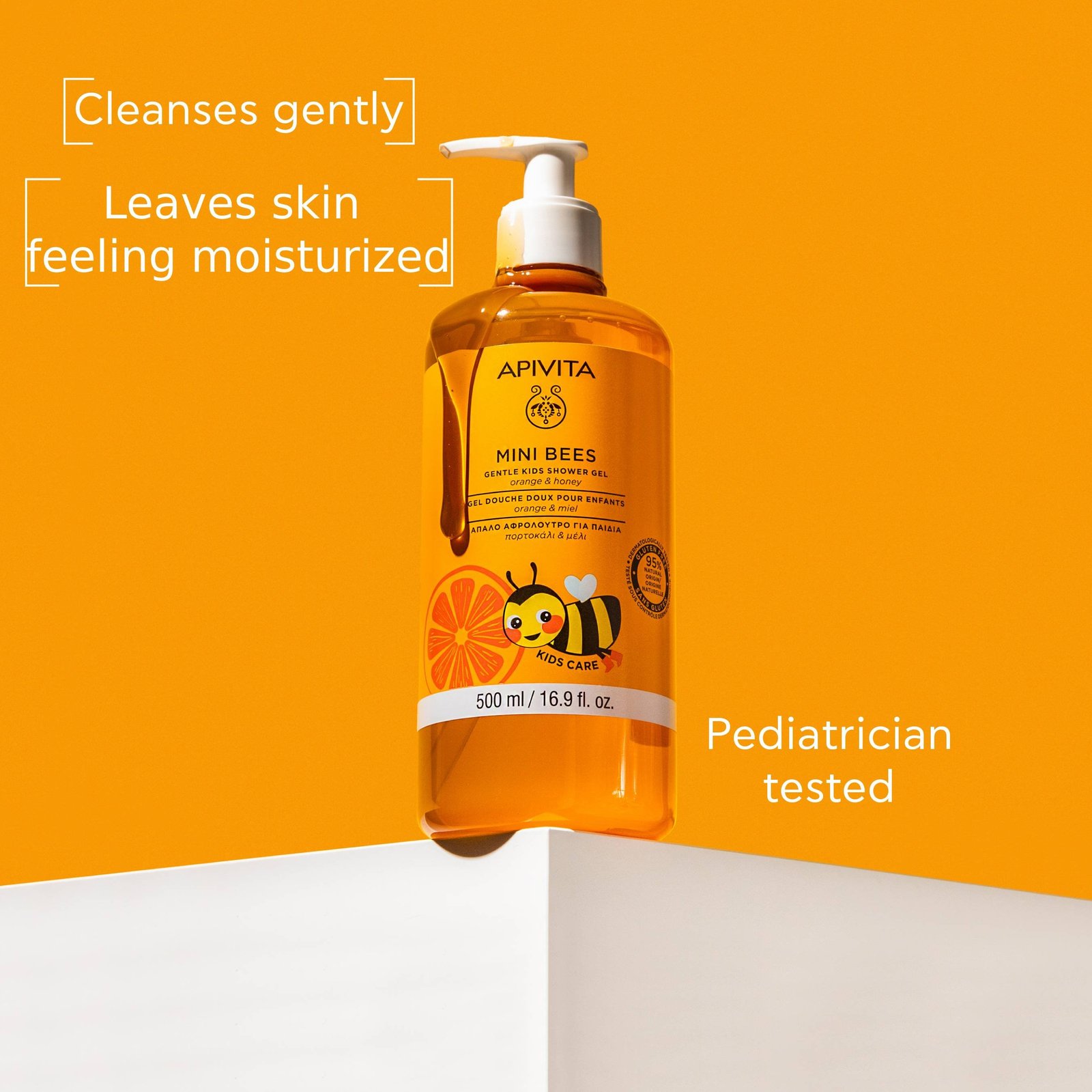 APIVITA Mini Bees Gentle Kids Shower Gel 500ml