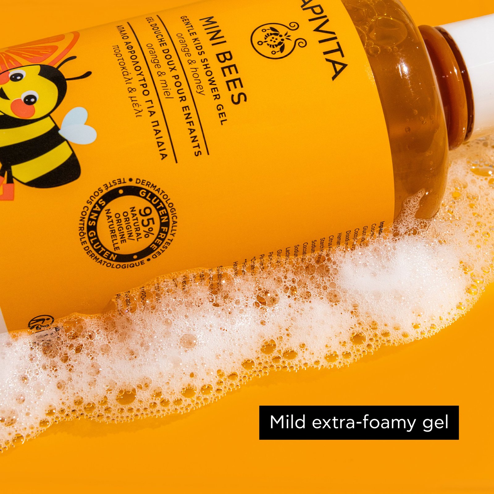 APIVITA Mini Bees Gentle Kids Shower Gel 500ml