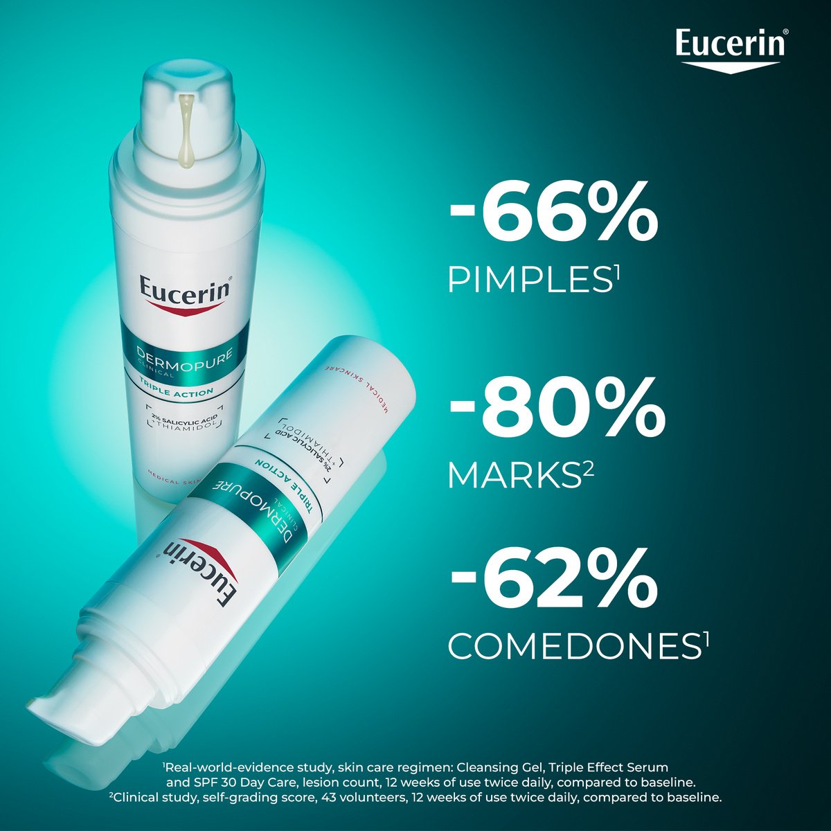 Eucerin DERMOPURE Oil Control Sérum Triple Efecto Piel Propensa al Acné 40ml