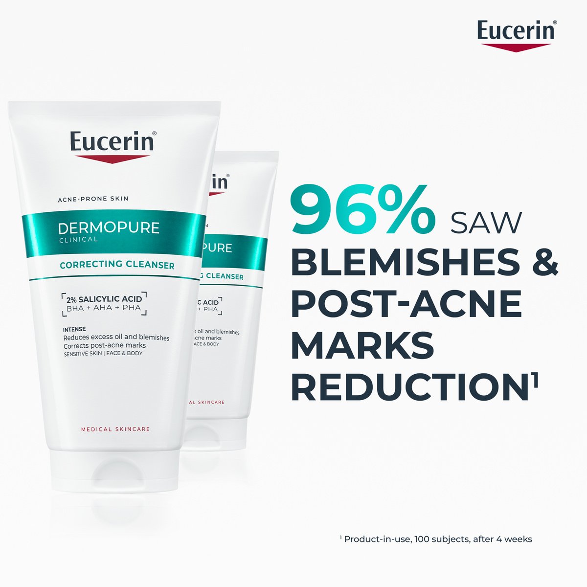 Eucerin DermoPure Clinical Korygujący Żel Oczyszczający 150ml