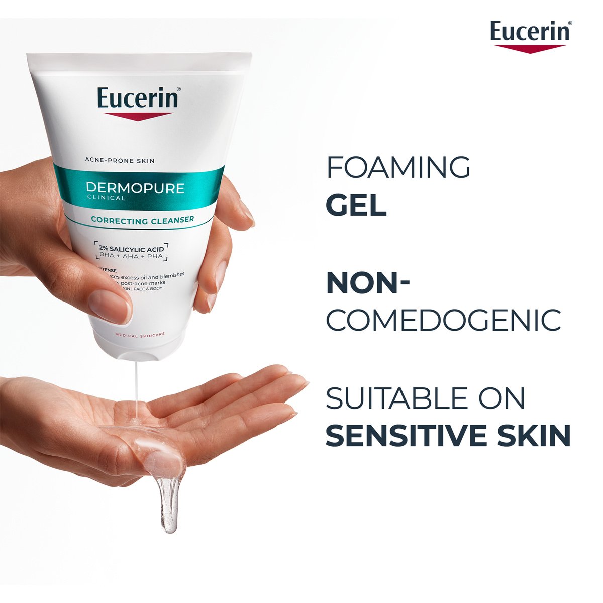 Eucerin DermoPure Clinical Korygujący Żel Oczyszczający 150ml