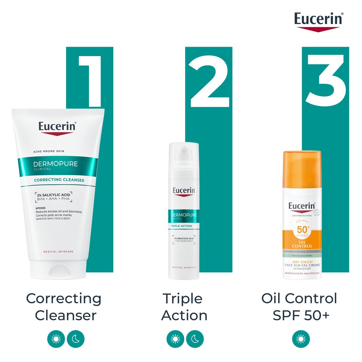 Eucerin DermoPure Clinical Korygujący Żel Oczyszczający 150ml