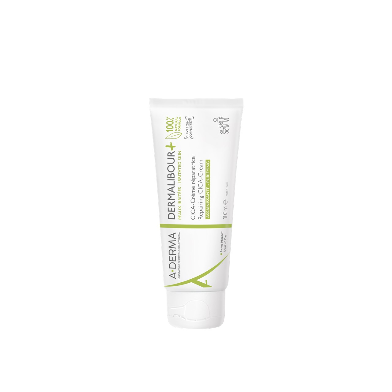 A-Derma Dermalibour+ Purifying Repairing CICA-Cream 100ml