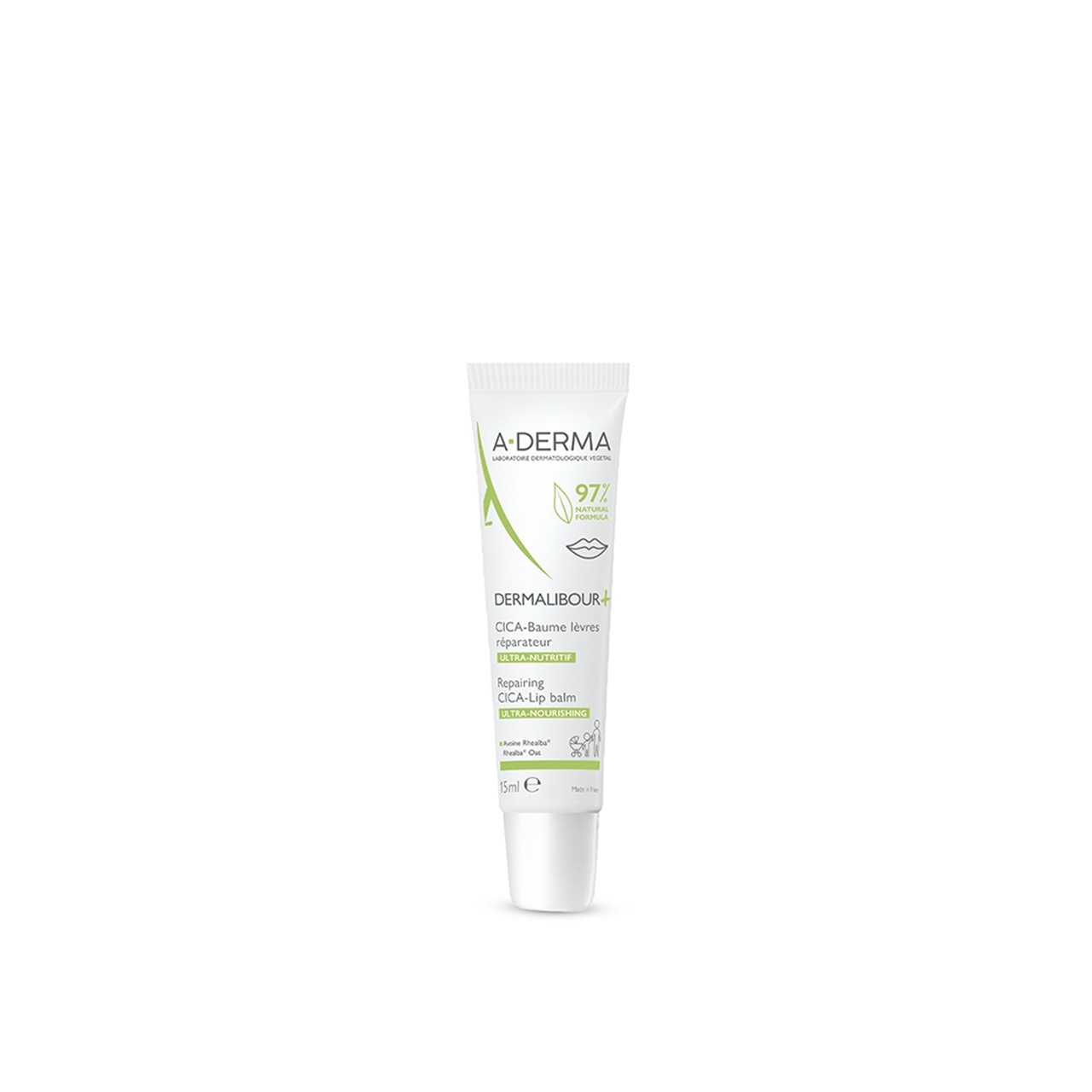 A-Derma Dermalibour+ Repairing CICA-Lip Balm 15ml