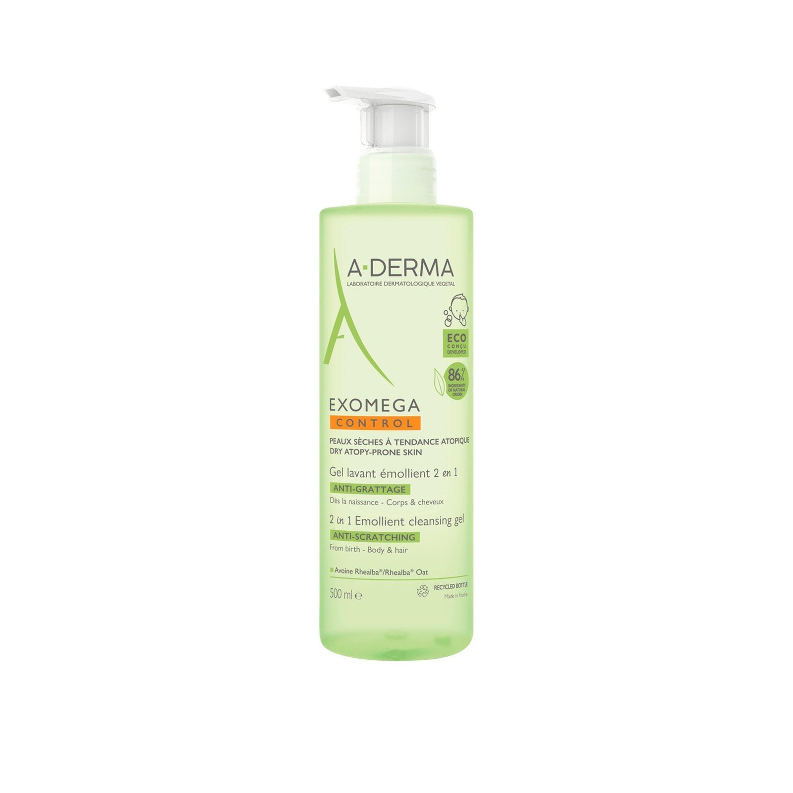 A-Derma Exomega Control Emollient Cleansing Gel