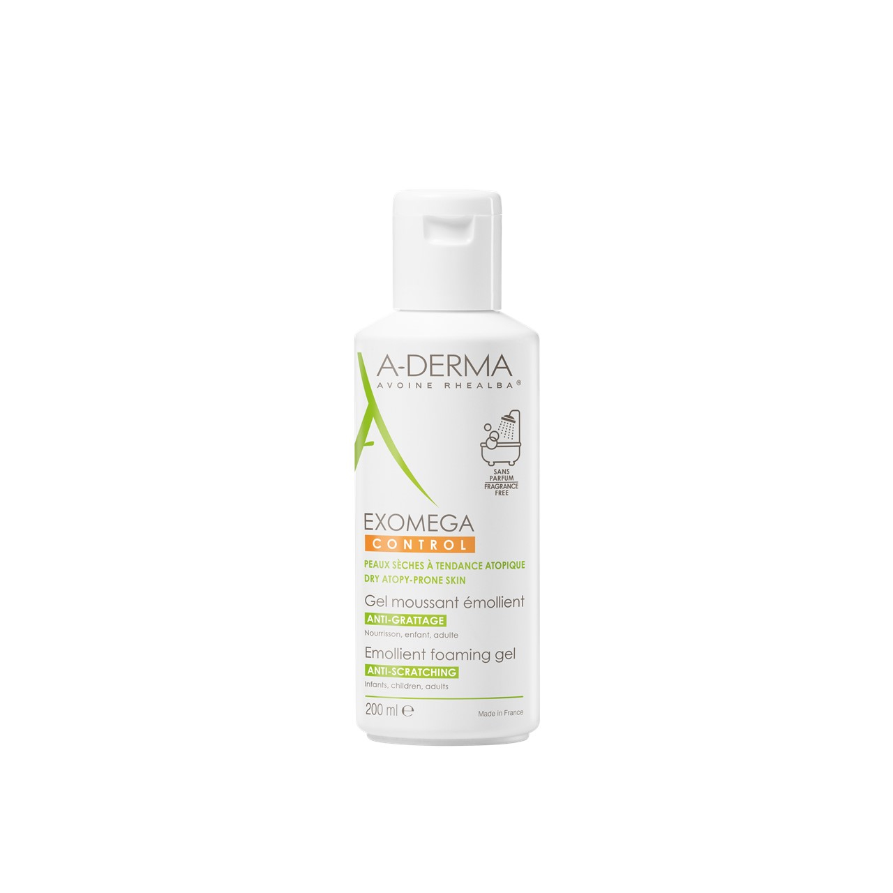 A-Derma Exomega Control Emollient Foaming Gel