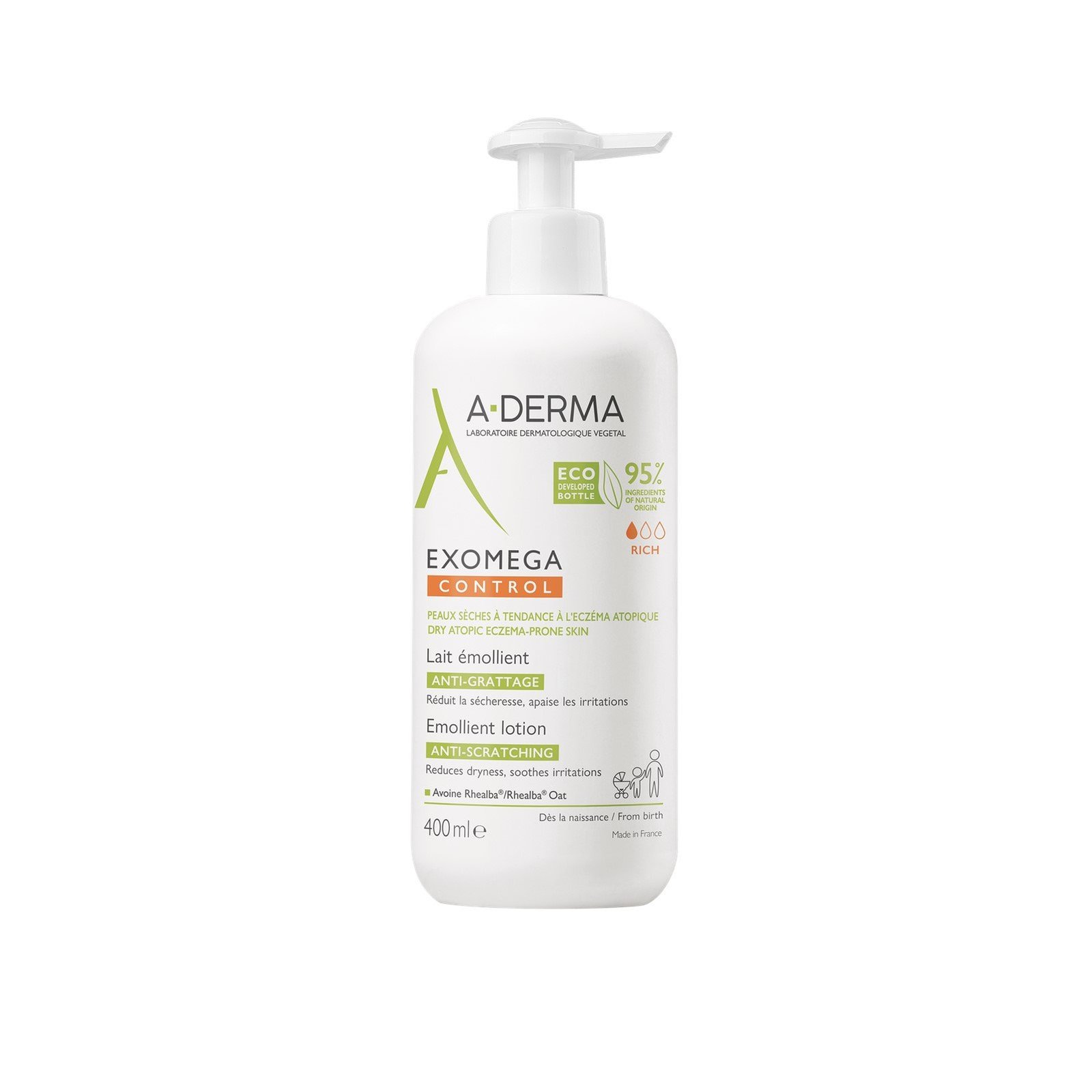A-Derma Exomega Control Loção Emoliente 400ml