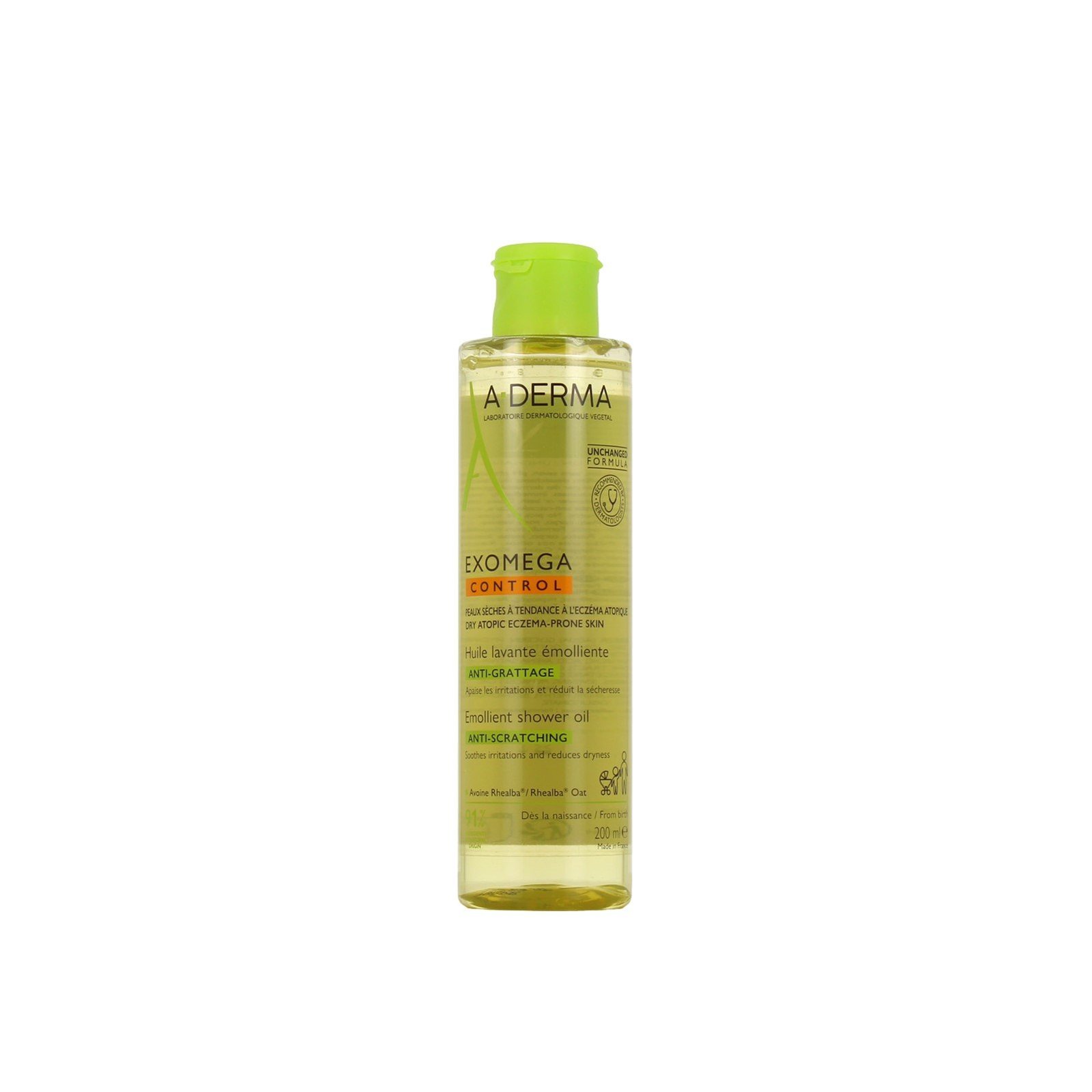 A-Derma Exomega Control Emollient Shower Oil