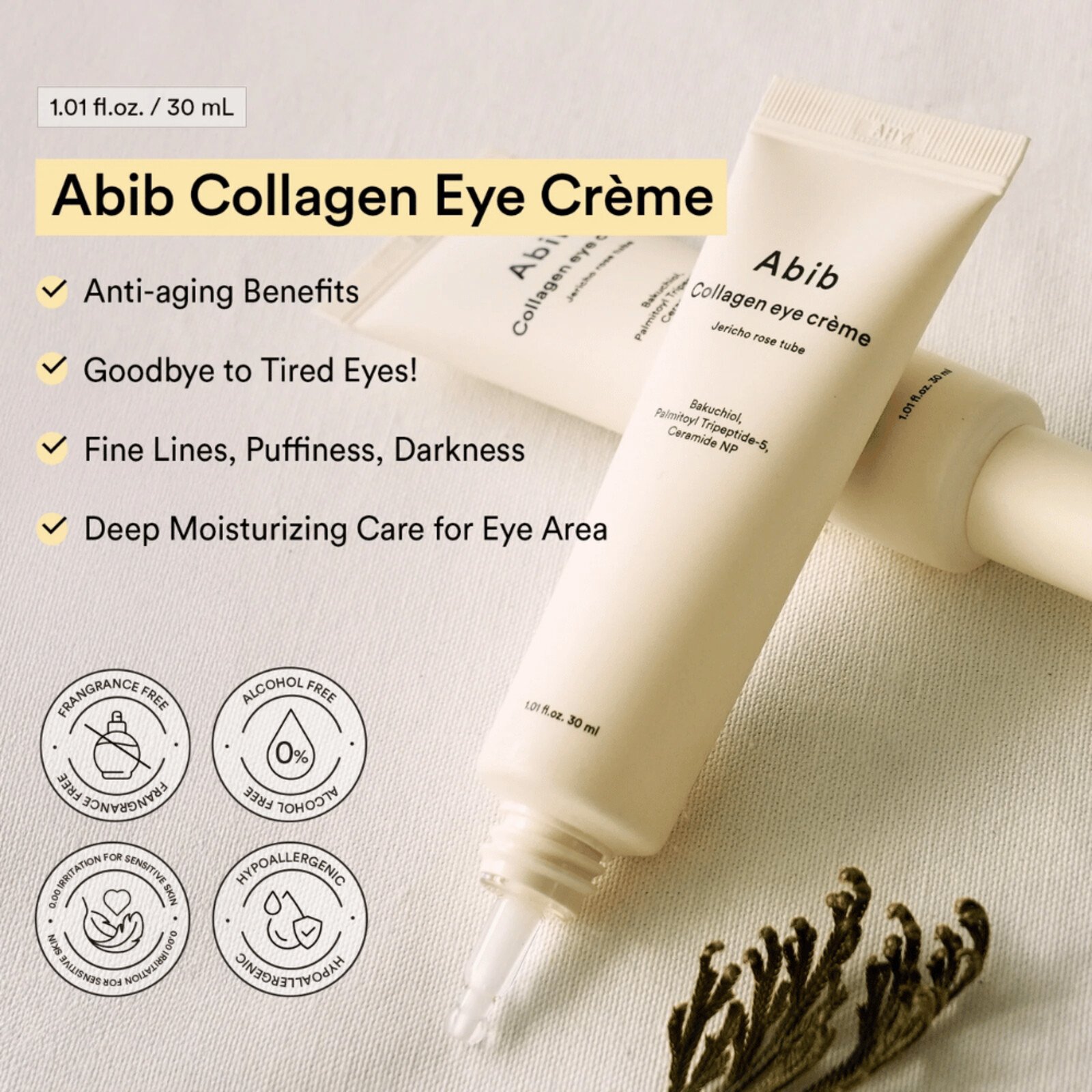 Abib Collagen Eye Crème Jericho Rose Tube 30ml