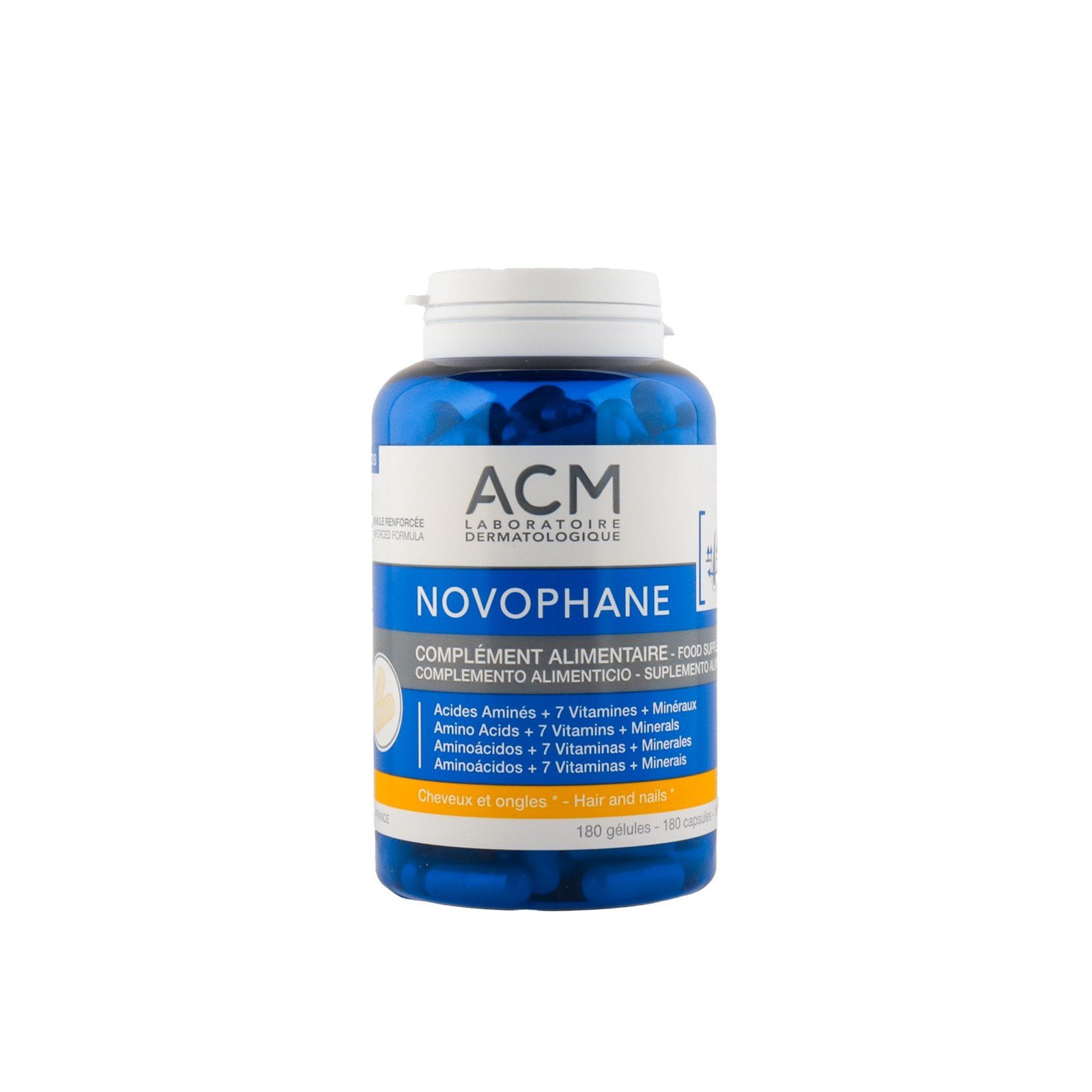 ACM Laboratoire Novophane Hair & Nails Food Supplement Capsules Hair Loss x180