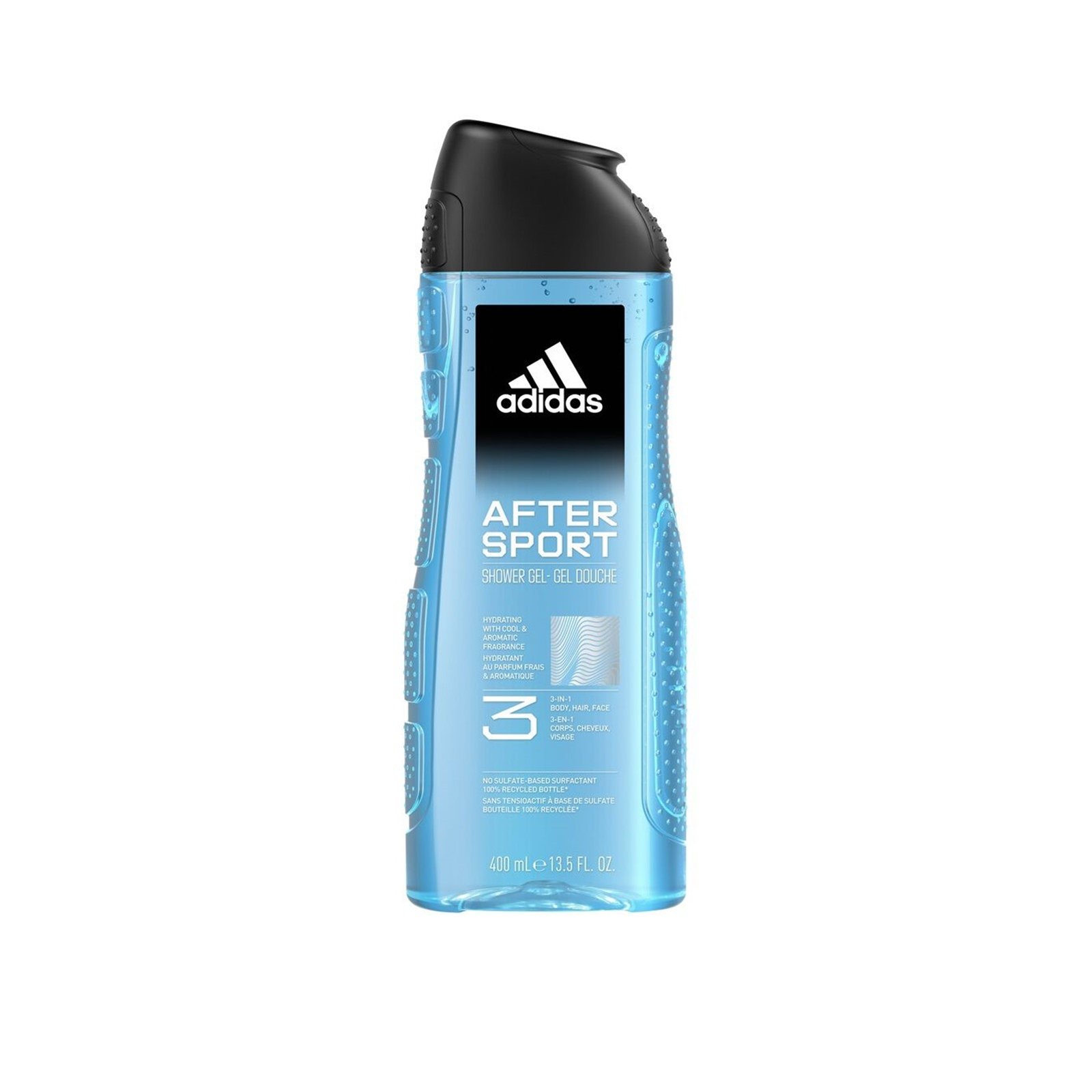 adidas After Sport Hydrating 3-In-1 Shower Gel 400ml (13.53floz)