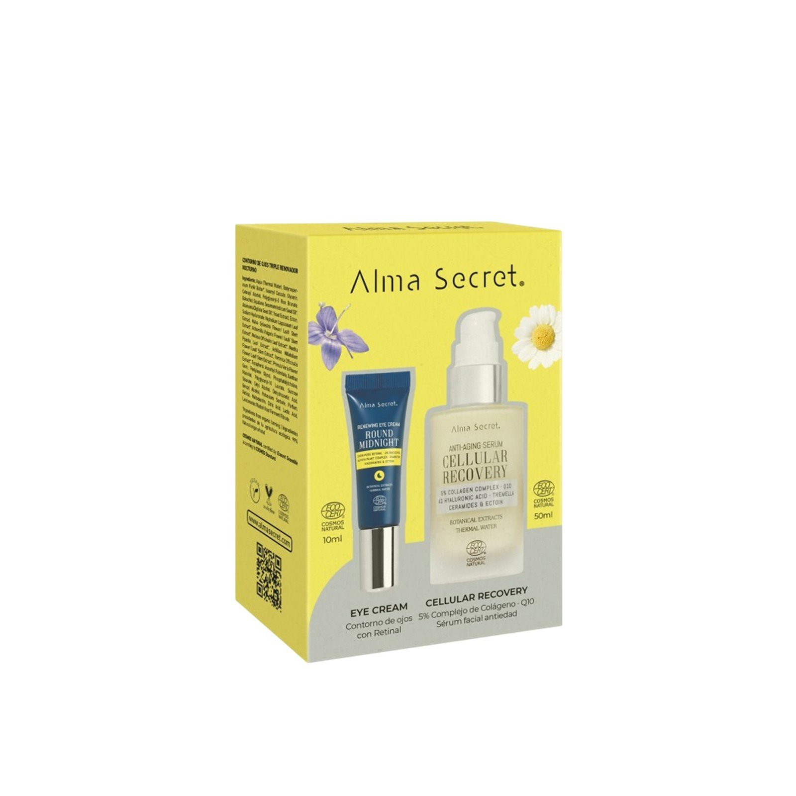 Alma Secret Cellular Obnova Proti Staranju Serum + Round Midnight Renewing Krema za Oči