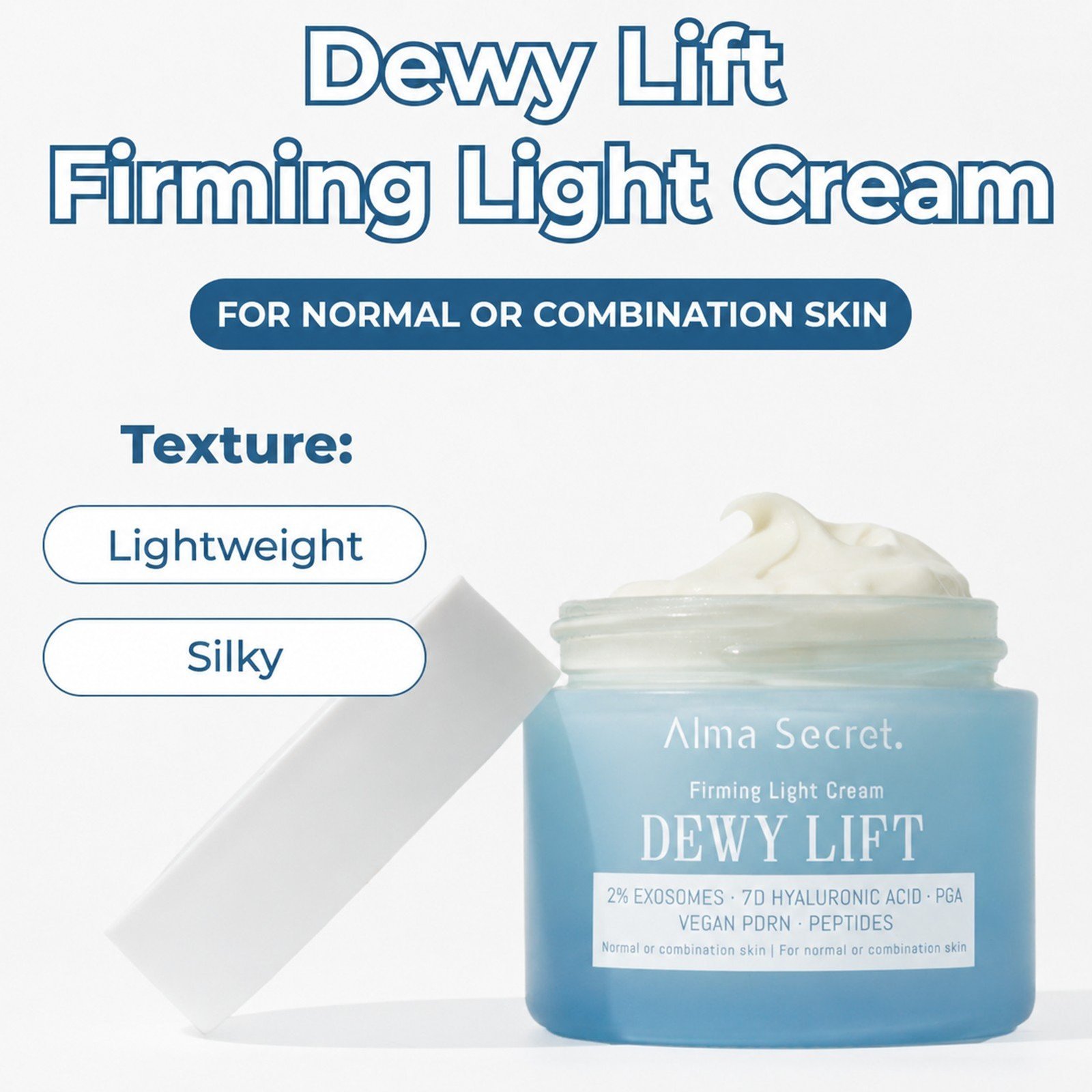 Alma Secret Dewy Lift كريم مقوّي خفيف 50ml